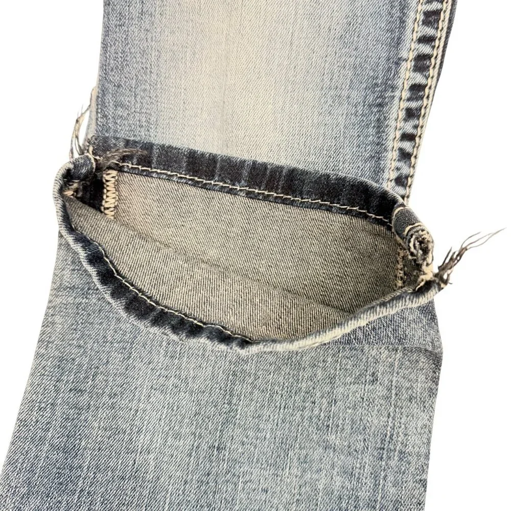 Miss Me Jeans Signature Straight (JE3074FTR) - Women's 30 - Fleur Di Lis Pocket - Picture 11 of 13